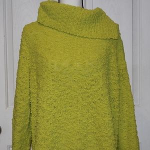 Women's Chicos Sweater Lime Green